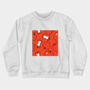 Apples with Polka Dots Crewneck Sweatshirt